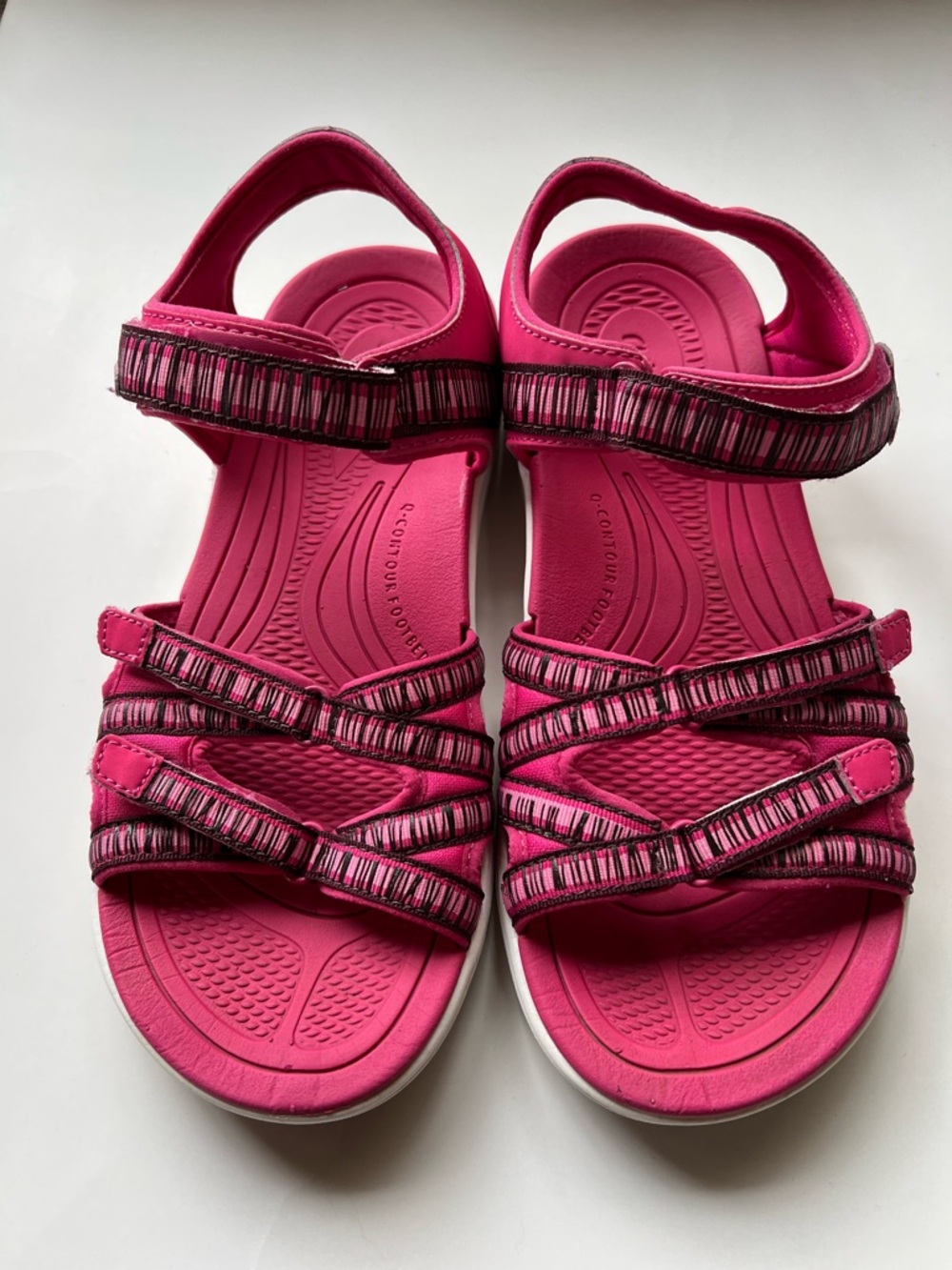 Ryka Hot Pink Savannah Athletic Strap Sandals Size 8.5
